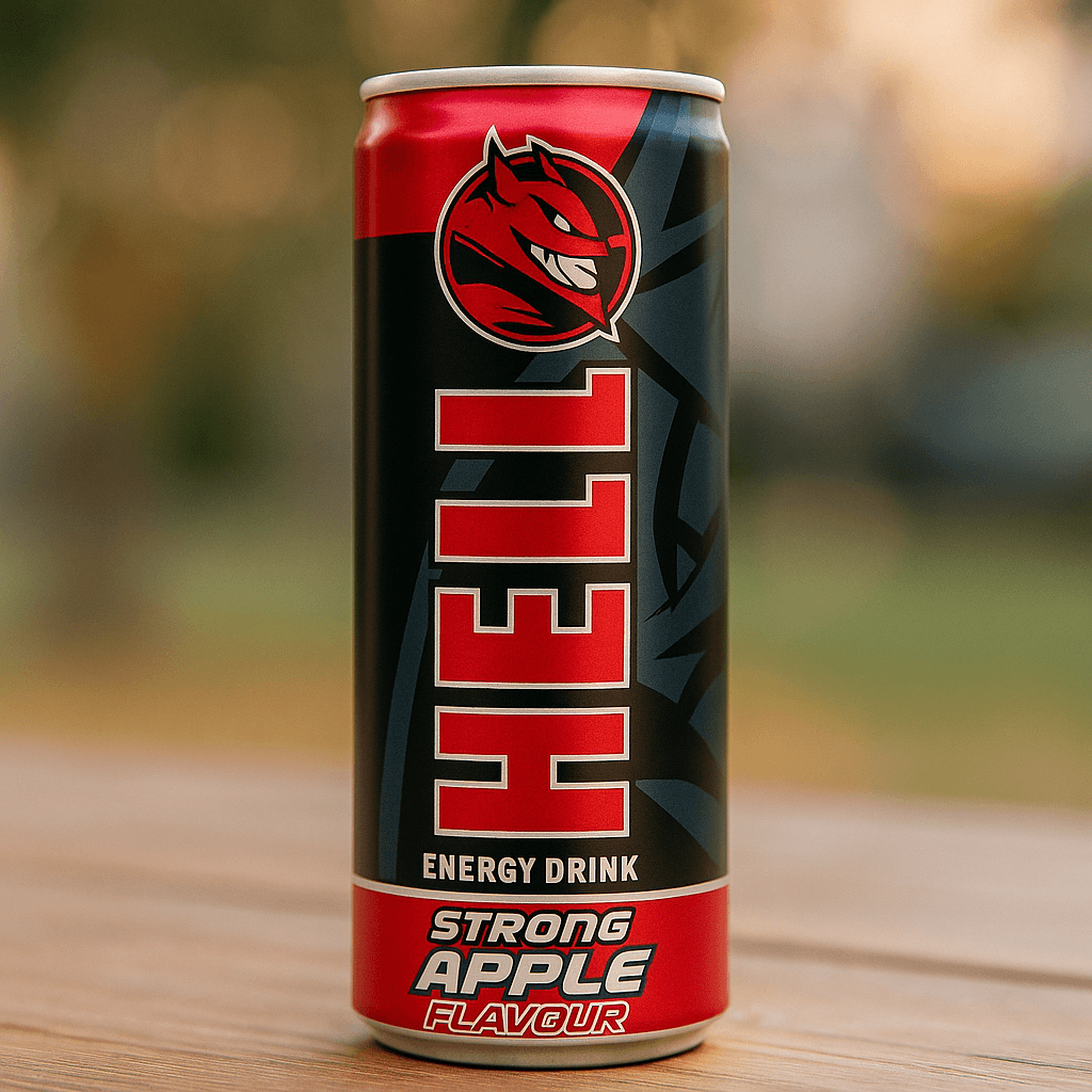 Hell Energy Drink Strong Apple